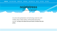 Desktop Screenshot of nojetstress.com